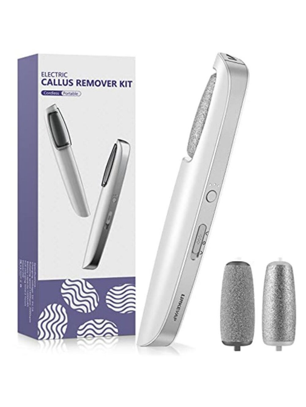 Electric Callus Remover for Feet, Professional Pedicure Kit Foot Scrubber - G